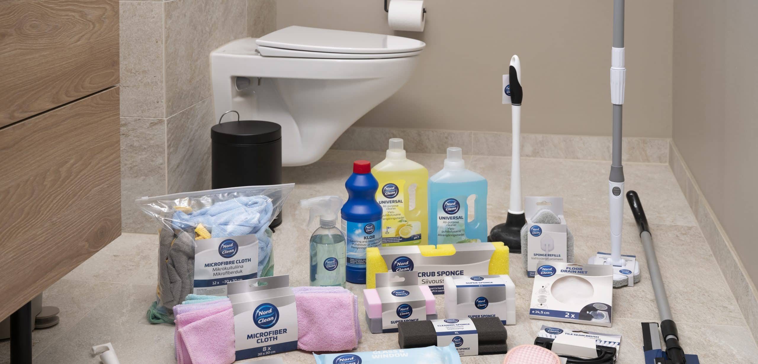 Nord Clean kylpyhuone siivous